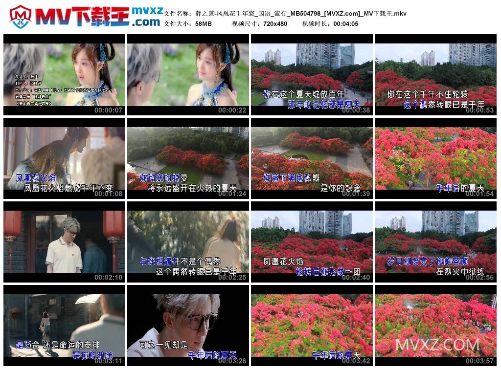 薛之谦-凤凰花千年恋_国语_流行_MB504798